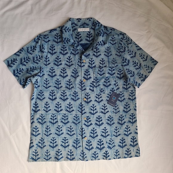 NWT Lucky Brand Indigo Button Down Shirt - Picture 6 of 6